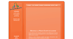 Desktop Screenshot of lamaisonouverte.ch